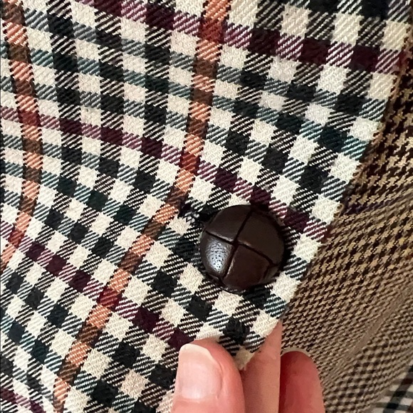 Tracy Evans Vintage Patchwork Plaid Vest.  Size Large. - Picture 4 of 10